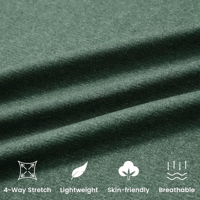 Detalle de M MAELREG Mens Performance Lightweight Pullover Hoodie (Moisture-Wicking, 2-Pocket, UPF 30+)