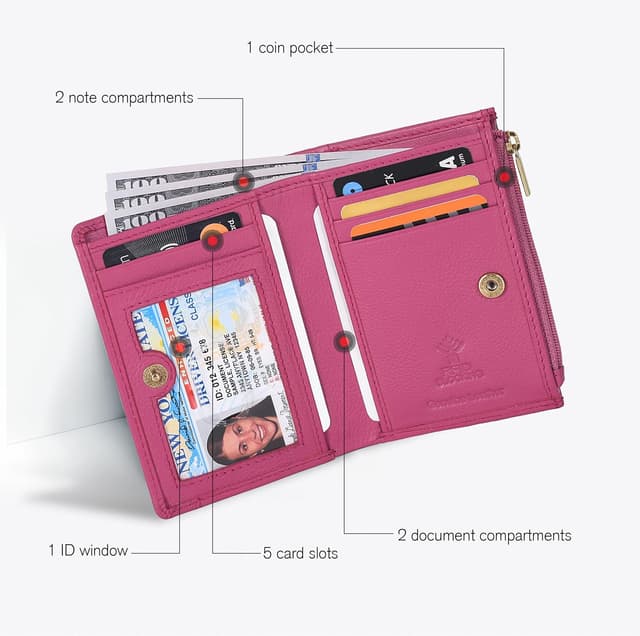 Detalle 2 de Oak Leathers RFID Wallet for Women
