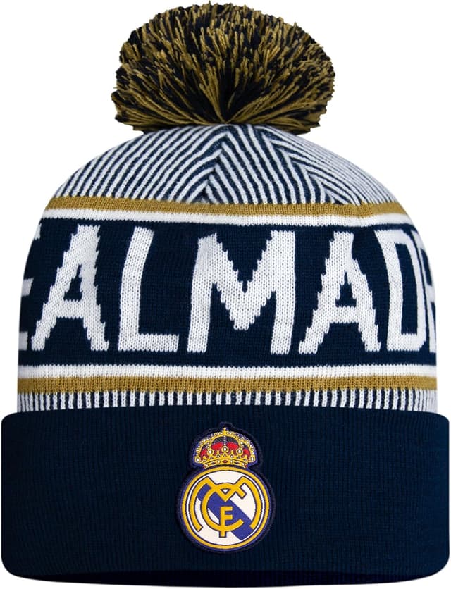Detalle 2 de Icon Sports Officially Licensed Real Madrid CF Beanie (Unisex Adult)