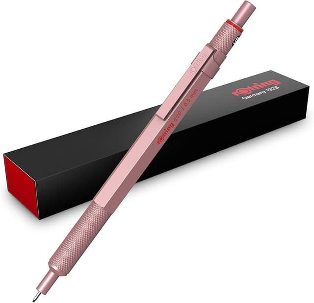 Imagen de rOtring 600 Portaminas 0,5 mm Oro Rosa ✏ en OfertitasTOP