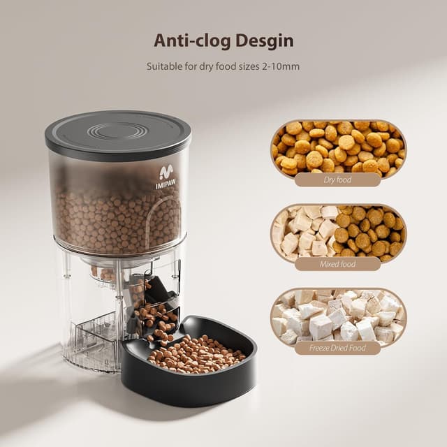 Detalle de IMIPAW WiFi cat feeder for 10 meals