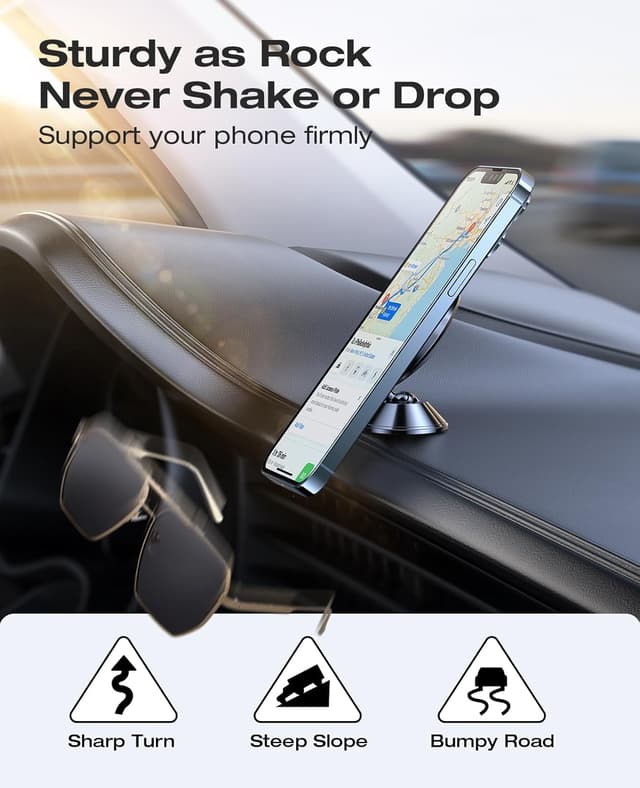 Thumbnail 4 de VICSEED 2025 MagSafe Car Mount 20 magnets