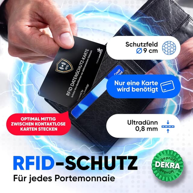 Detalle 2 de MakakaOnTheRun RFID Blocker Karte 0,8 mm