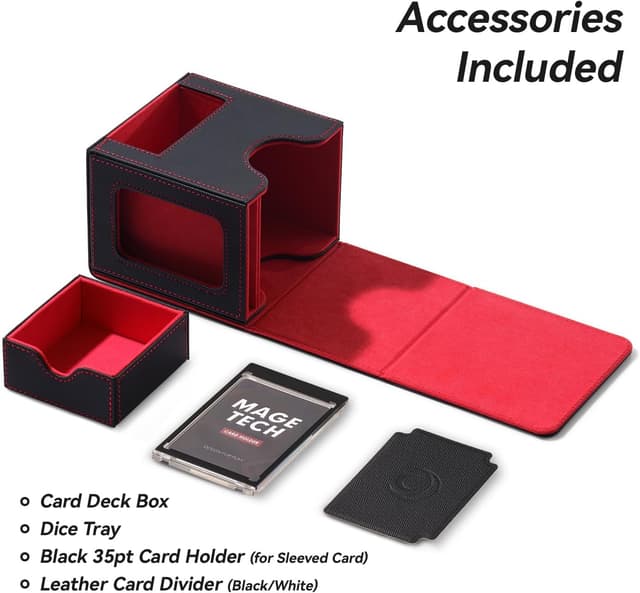 Thumbnail 5 de Mage Tech Card Deck Box 100-Card Capacity