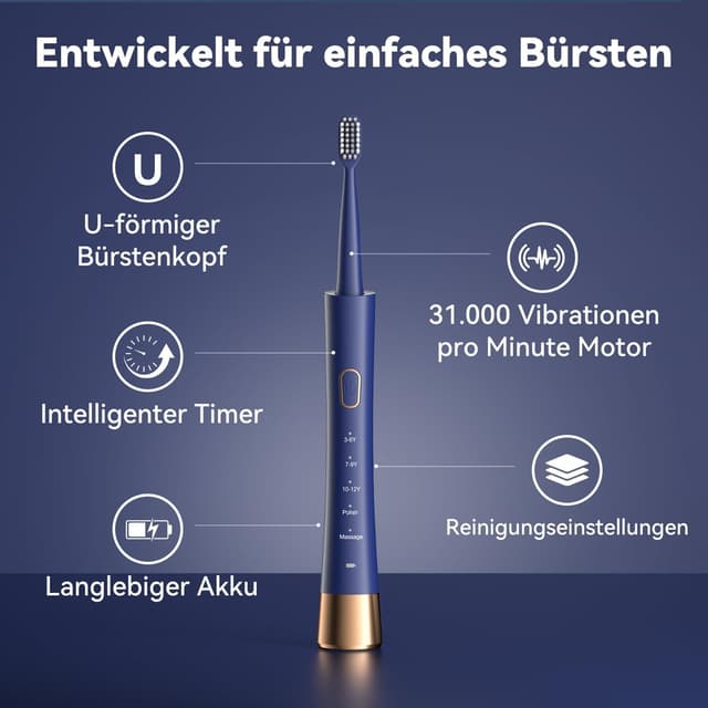 Detalle 2 de JTF Brosse à dents sonique recharge 31 000