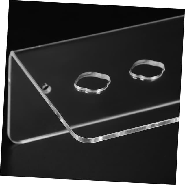 Detalle 2 de FOMIYES Wall-Mounted Scissor Holder (Multi-Slot Acrylic Salon Organiser) for Hairdresser Tools