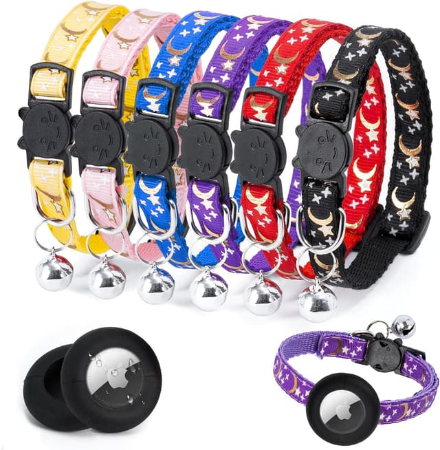 Thumbnail 6 de 12 Paquetes Collar gato Reflectante con Hebilla