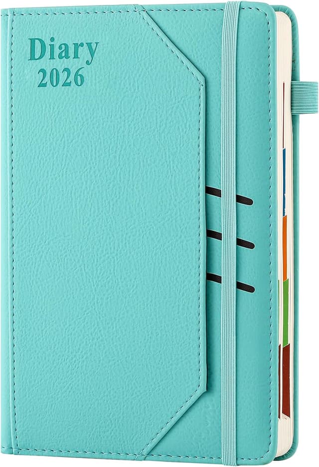 Detalle de Agenda académica 2026 A5 una página por día