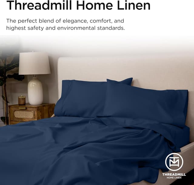 Detalle 2 de Threadmill King Egyptian Cotton sheets, 400-thread