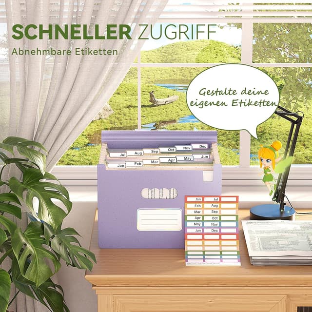 Thumbnail 2 de EcoStash Dokumentenmappe A4 12 Fächer