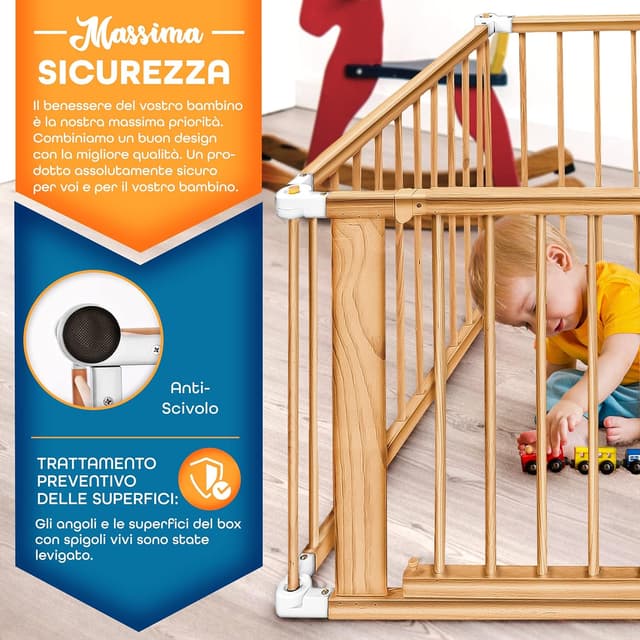 Thumbnail 4 de KIDUKU XXL Box 7,2 m barriera sicura per bambini