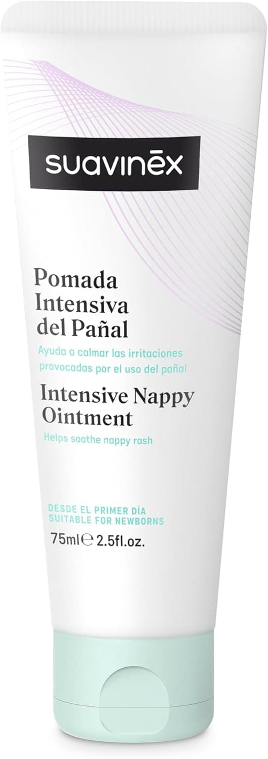 Detalle 2 de Suavinex Pomada Pañal Bebé con Óxido de Zinc 🌿, 75 ml