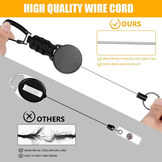 Thumbnail 3 de Vicloon Porte-Clés Rétractables 60 cm