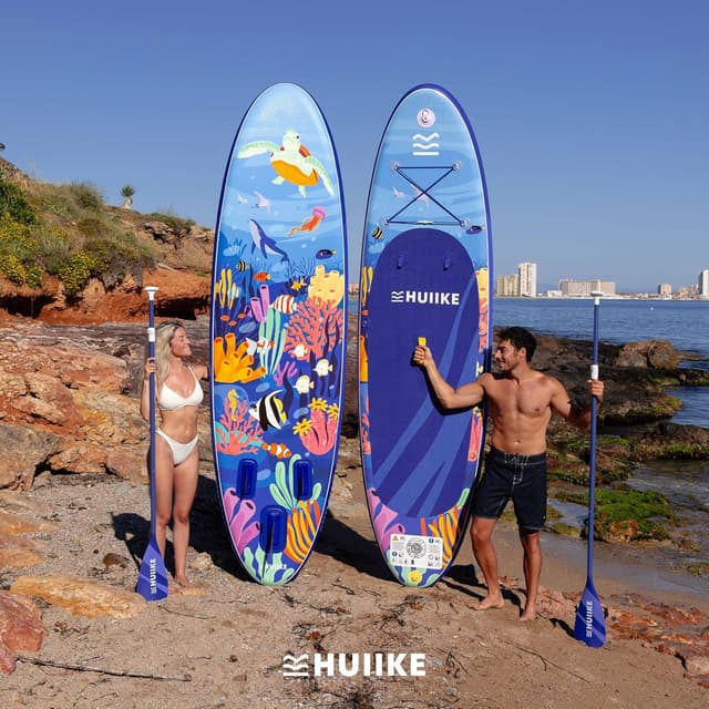 Thumbnail 6 de HUIIKE Paddle Gonflable Adulte Coral Full Pack 305 cm