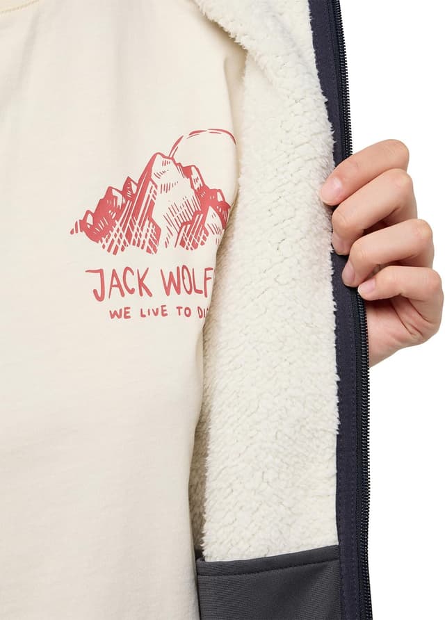 Detalle 2 de Jack Wolfskin Kaminfeuer Hooded Jkt W Fleecejacke