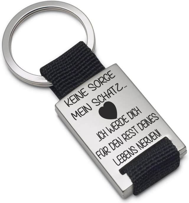Detalle de Lieblingsmensch Schlüsselanhänger Keine Sorge