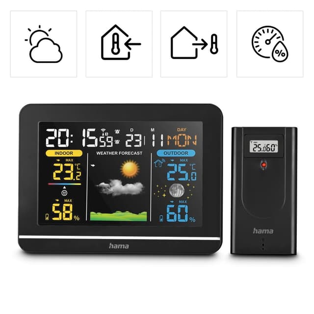 Detalle 2 de Hama Wetterstation mit Außensensor