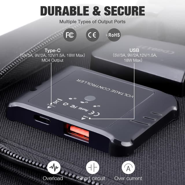 Thumbnail 5 de GRECELL 200W Portable Solar Panel ☀