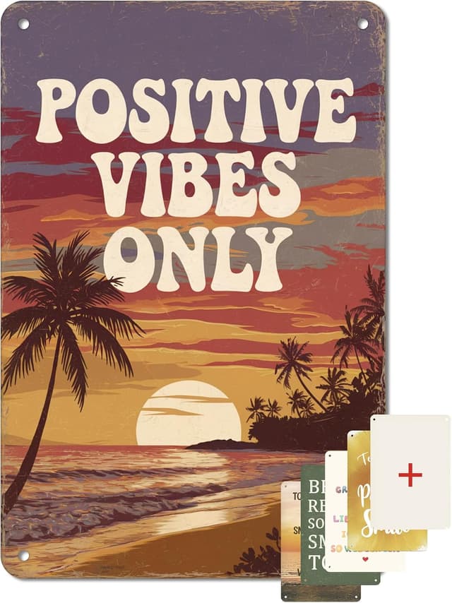 Thumbnail 4 de BERLIG Metallschild 30x20 cm Vintage Motivationsschild