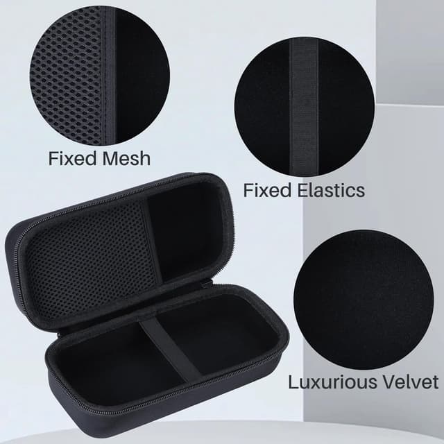 Detalle 2 de Lebakort Hart Schutz Hülle/Etui Tasche für Zoom H5studio und Zoom H6essential Handy Recorder