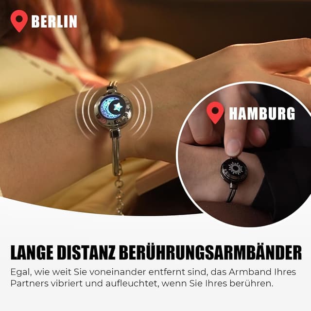 Thumbnail 1 de Totwoo Braccialetti di Coppia Touch 1:1