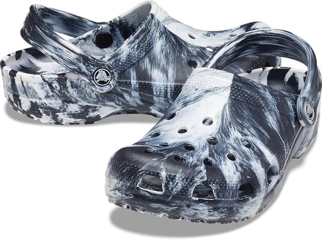 Detalle de Crocs Classic Marbled Clog zueco 36/37 EU, blanco