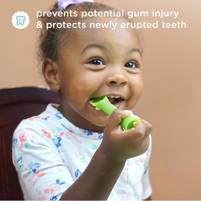 Detalle de Olababy 100% Silicone Soft-Tip Training Spoon 2-Pack (Coral/Lilac) for Baby-Led Weaning