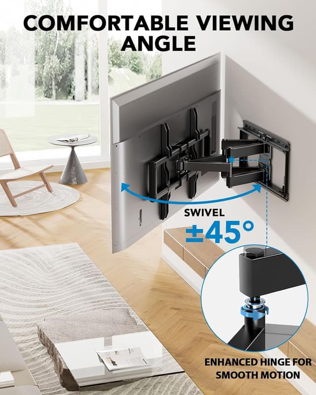 Thumbnail 5 de Pipishell Full Motion TV Wall Mount 42–85 inch
