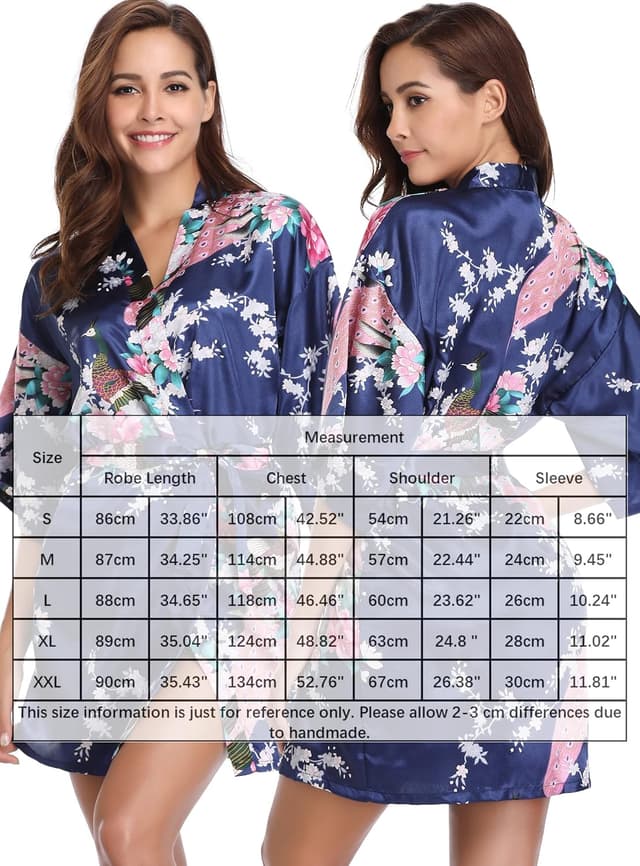 Thumbnail 5 de Vlazom Kimono Japonais Satin Mariage đ