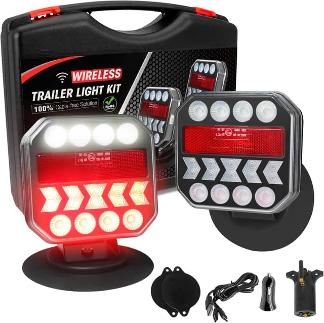 Imagen de NeaLia Wireless Trailer Light Kit 110° Rotatable 🚚 en OfertitasTOP