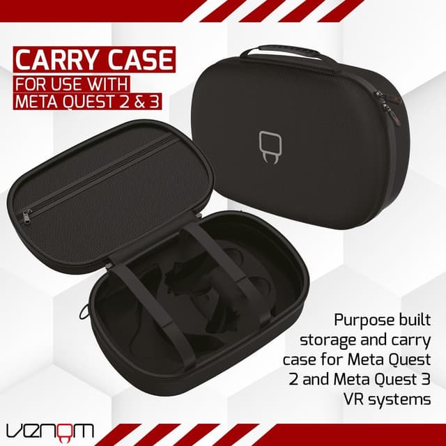 Detalle de Venom VR storage case for Meta Quest 2