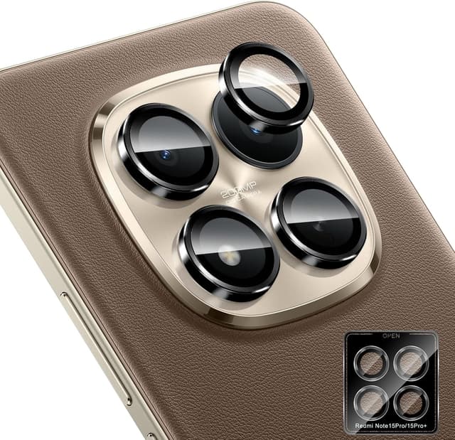 Detalle de TUTUO Kamera Schutzfolie 9H für Redmi Note 15 Pro Plus