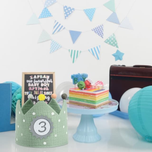 Thumbnail 6 de URAQT Geburtstagskrone 56 cm 🎉