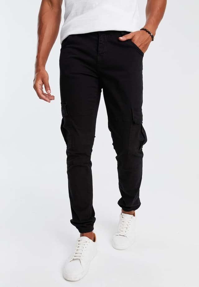 Thumbnail 6 de Leif Nelson LN-9285 : pantalon cargo ajusté pour homme