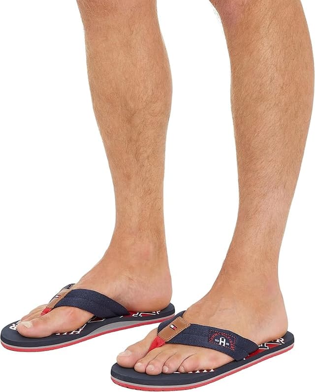 Thumbnail 4 de Tommy Hilfiger Essential TH Beach Sandal Chanclas negras 42