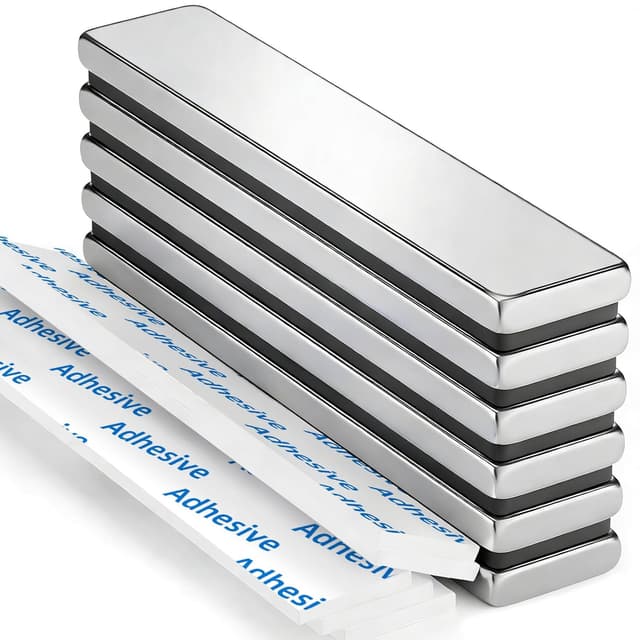 Detalle de Grtard 60 x 10 x 3 mm Neodymium Bar Magnet 6-pack 🧲