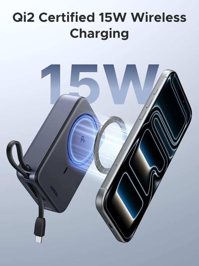 Detalle 2 de UGREEN MagSafe power bank 20000mAh