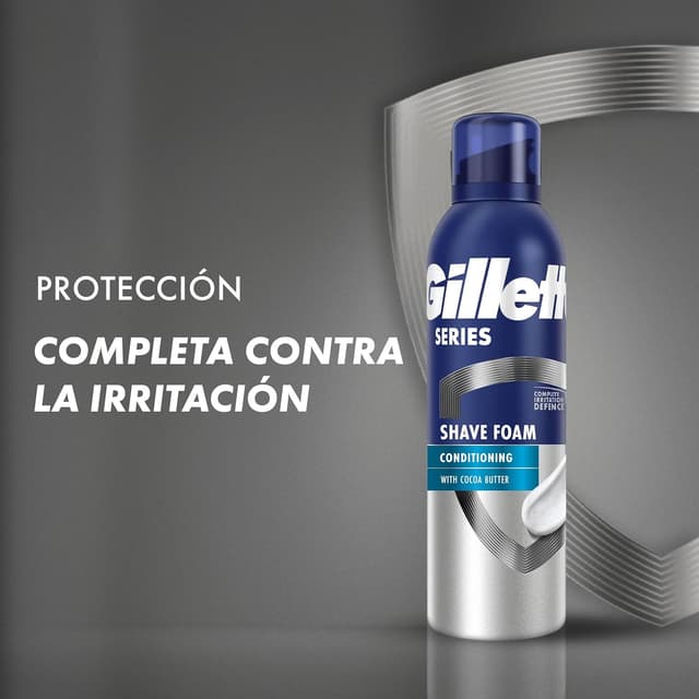 Detalle 1 de Gillette Series espuma de afeitar 250 ml