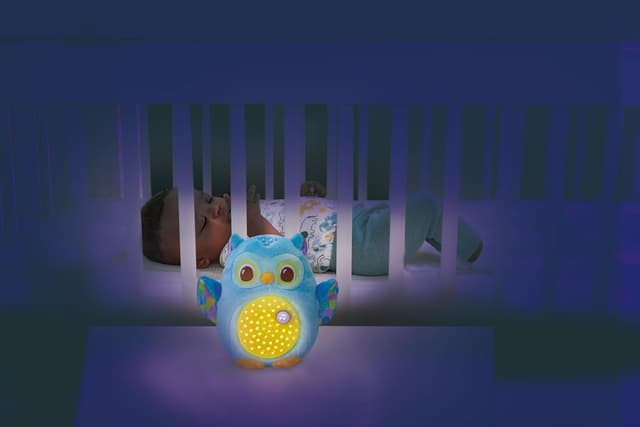 Detalle 2 de VTech Baby Twinkle Lights Owl soothing toy with nature sounds, white noise and songs (English version)
