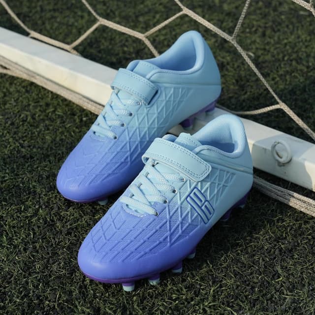 Detalle 2 de JABASIC Kinder-Fußballschuhe für festen Boden