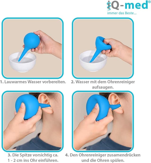 Thumbnail 2 de iQ-med Ohrenreiniger 200ml Ohrendusche