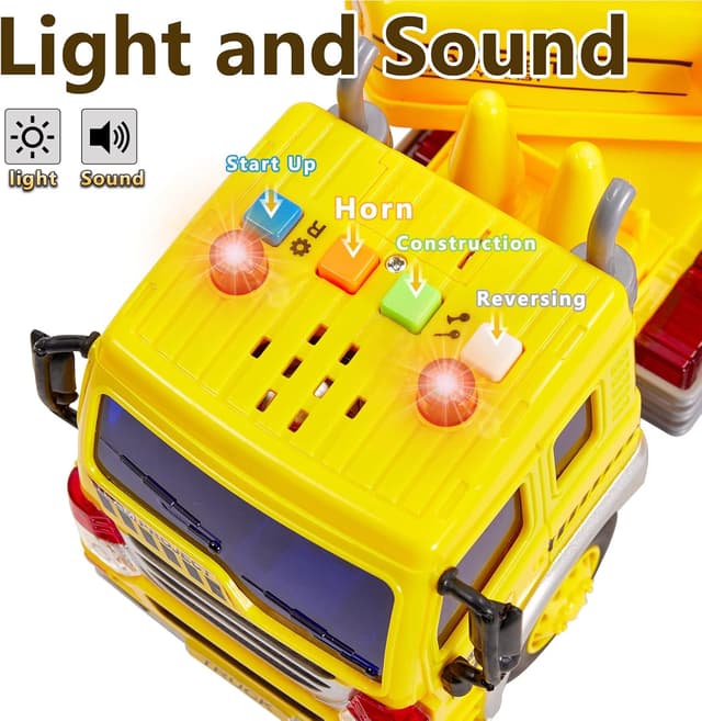 Thumbnail 2 de HERSITY Bagger Spielzeug 1/16 mit Sound