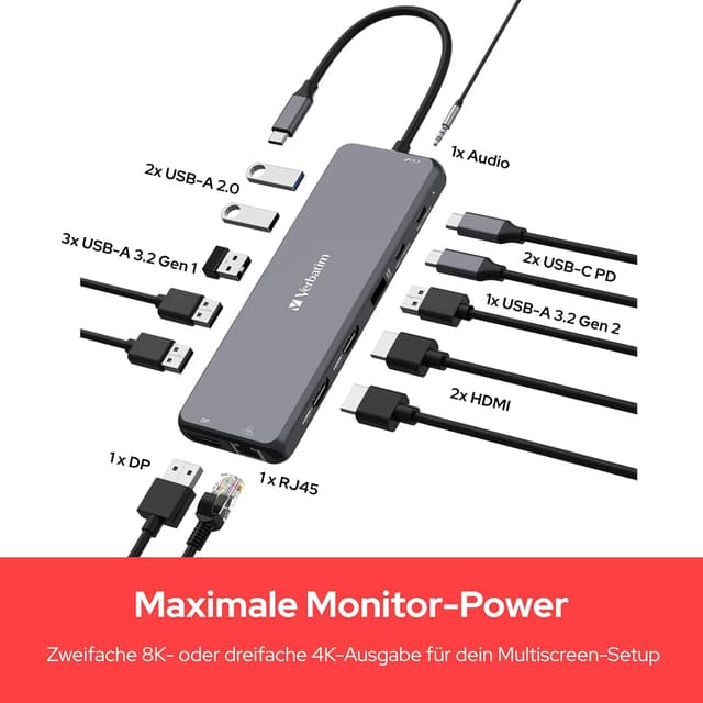 Thumbnail 3 de Verbatim CMH-13 Multiport Hub 13 Port