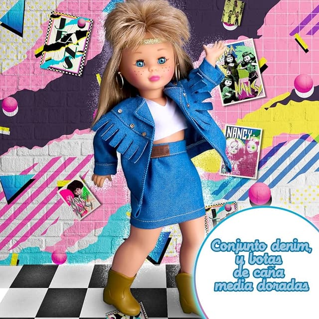 Thumbnail 3 de Famosa Nancy Colección Jean's Muñeca Rubia 1989 🎎