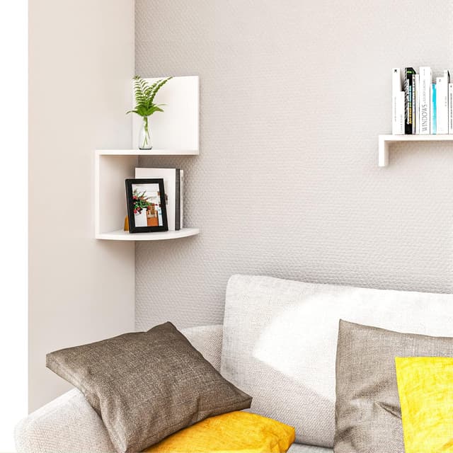 Detalle de WOLTU Cadre photo en bois 13x18 cm avec passe-partout – noir, à suspendre ou poser