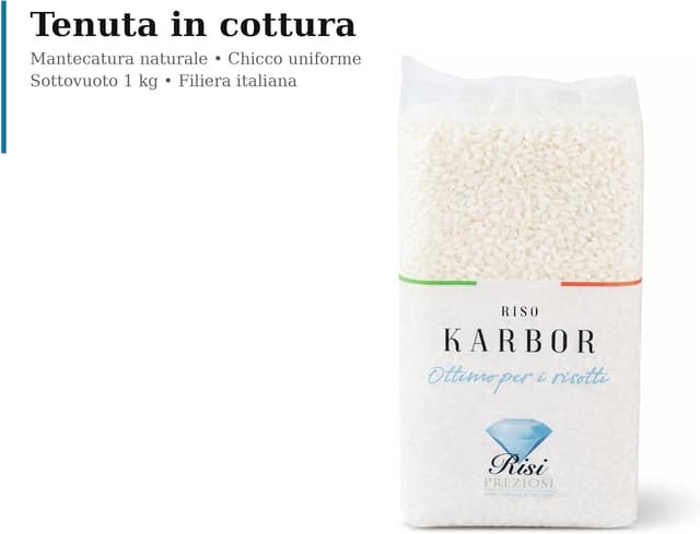 Thumbnail 4 de RisiPreziosi Karbor 1 kg chicchi per risotti 🍚