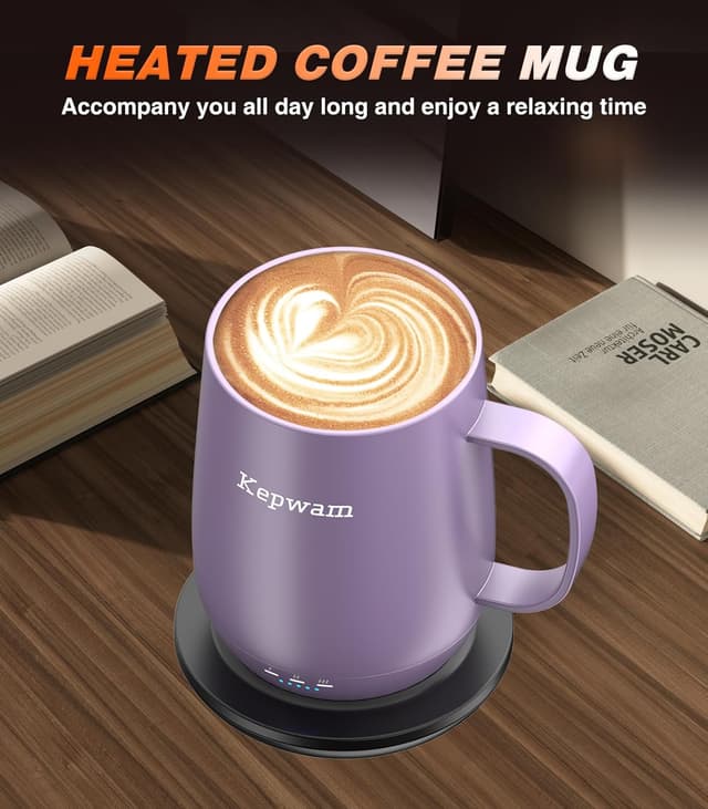 Thumbnail 4 de Kepwam Self Heating Coffee Mug T2 16oz, 150‑Min Battery