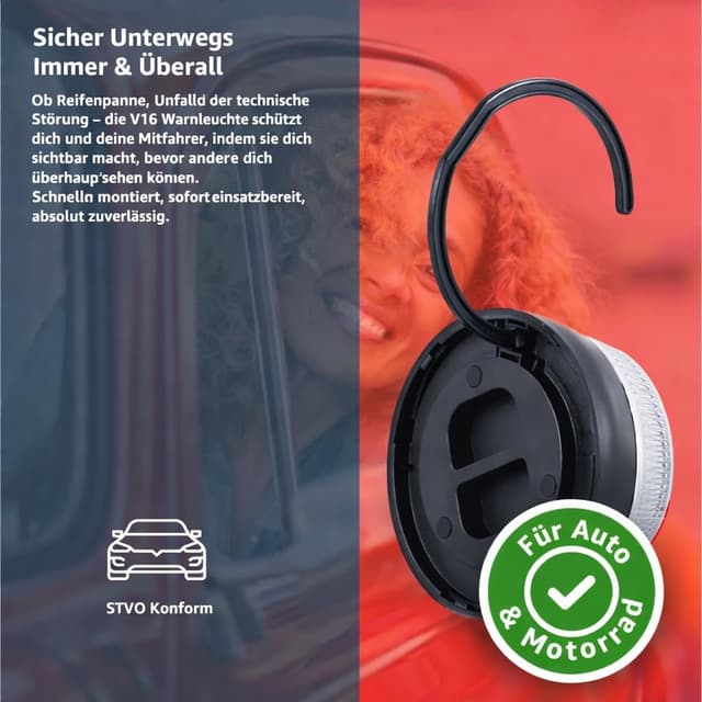 Thumbnail 2 de TK Gruppe Timo Klingler Warnleuchte V16 EU-zugelassen đš