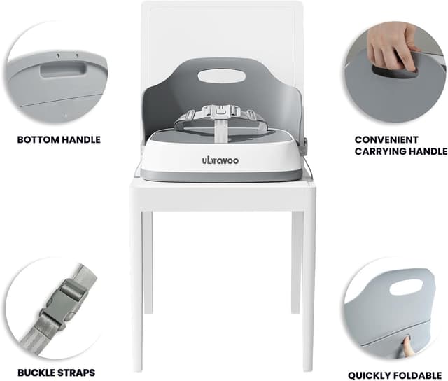 Detalle 2 de UBRAVOO portable booster seat for dining