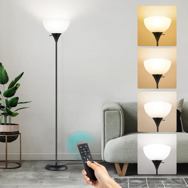 Detalle de OUTON uplighter floor lamp 3000-6000K